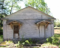 So Bolivar School House 011 Center front view. SOUTH BOLIVAR SCHOOL HOUSE District #4, Joint with Alma Photos by Ron Taylor, 5/15/2009